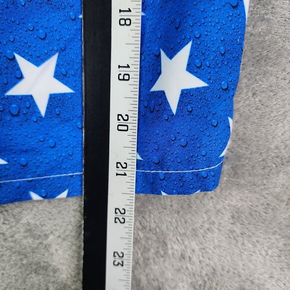 Mens Old Navy American Flag Swim Trunks Blue & Red Stars & Stripes XXL - Picture 13 of 16